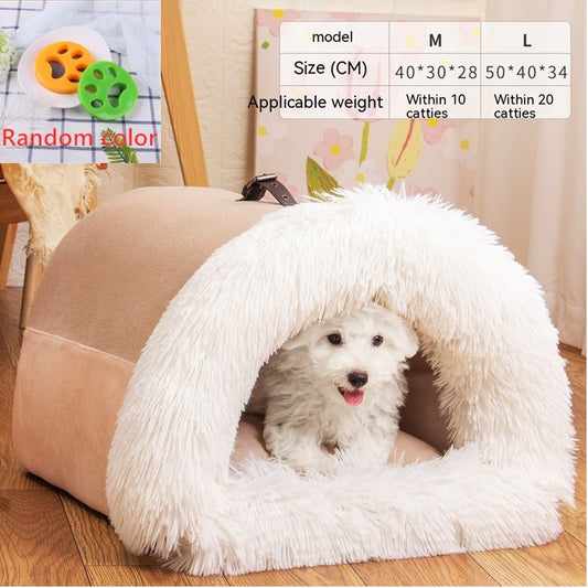 Portable Warm Pet Nest for Cats & Dogs